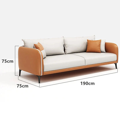 Modular Cloud Sloped Arms Sofa