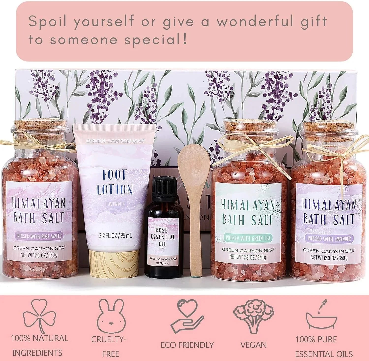 Himalayan Bath Salt Gift Set