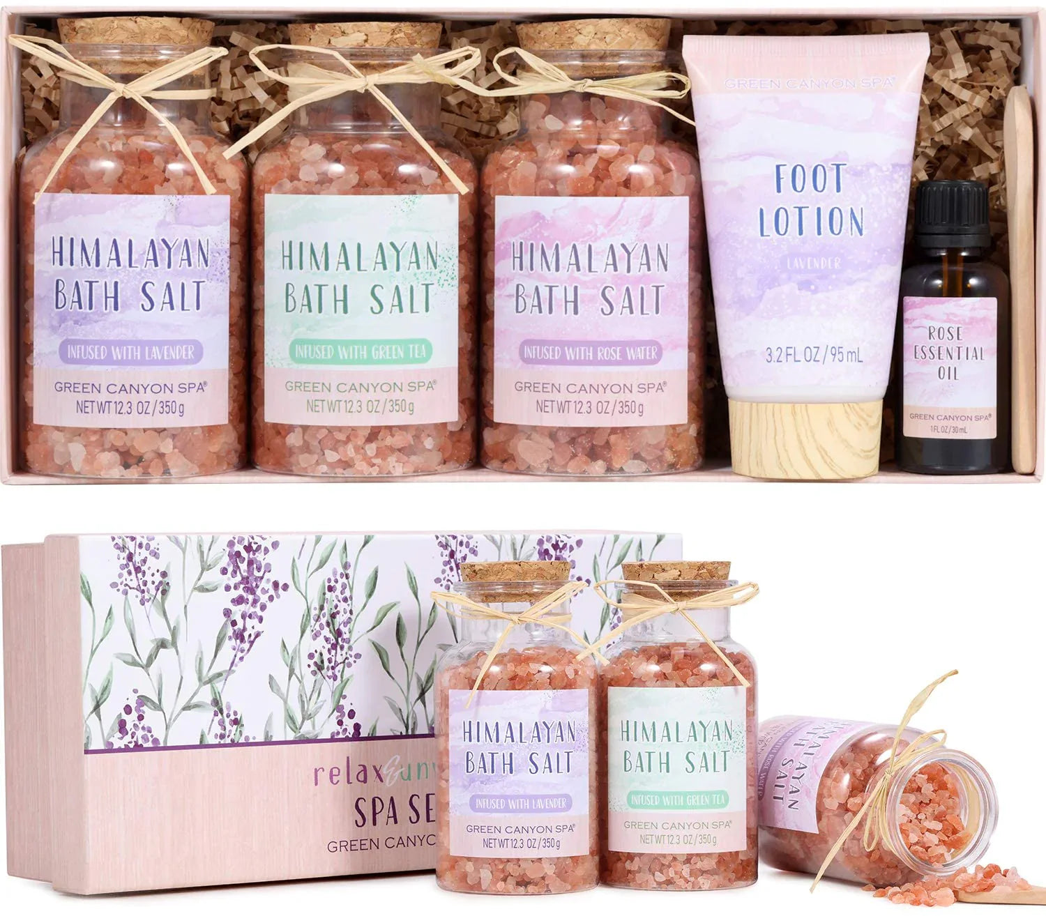 Himalayan Bath Salt Gift Set