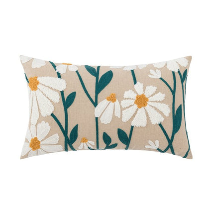 Spring Joy Embroidered Cushion Covers boho floral