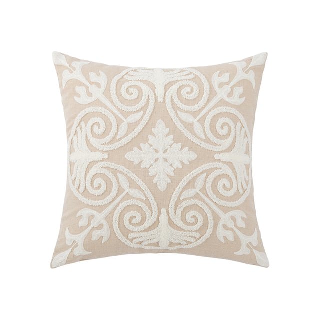 Spring Joy Embroidered Cushion Covers boho floral