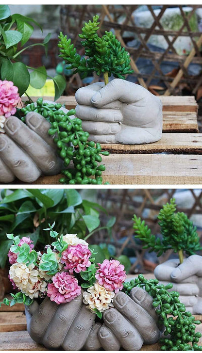 Hope Hands Flower Pot