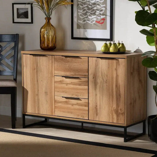 Horatio Sideboard with 2 Doors and 3 Drawer Cabinet