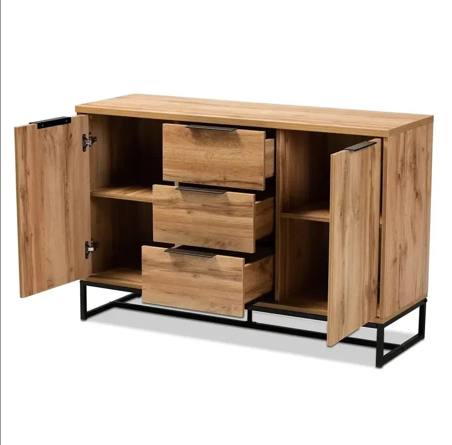 Horatio Sideboard with 2 Doors and 3 Drawer Cabinet