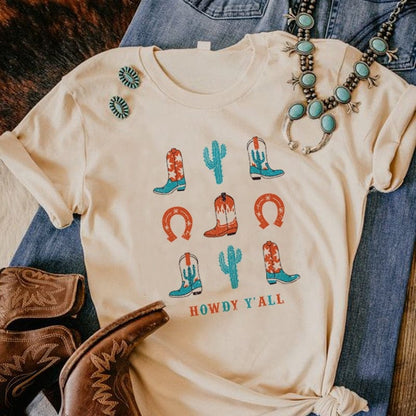 Howdy Y'all Rodeo Graphic Tee