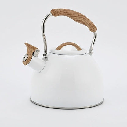 Polished Steel Whistling Kettle