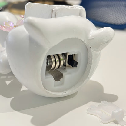 Illuminated Rose Reader Sculpture