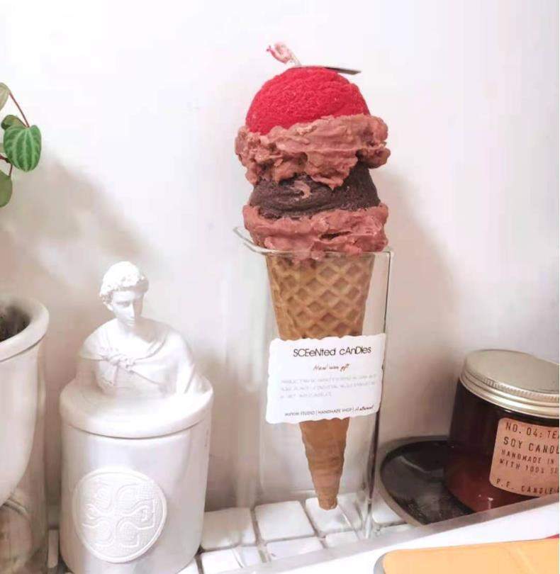 Ice Cream Cone Scented Candle