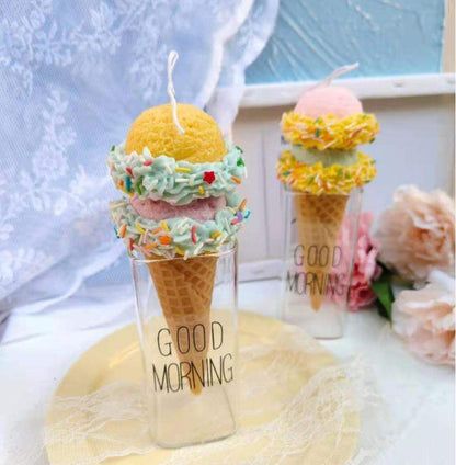 Ice Cream Cone Scented Candle