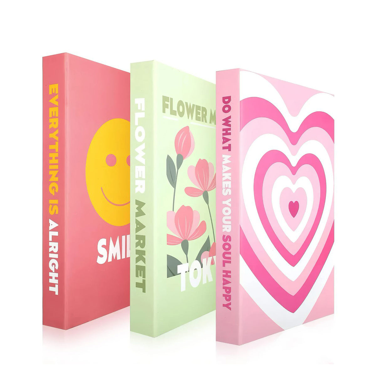 Indie Aesthetic Hidden Storage Book Box