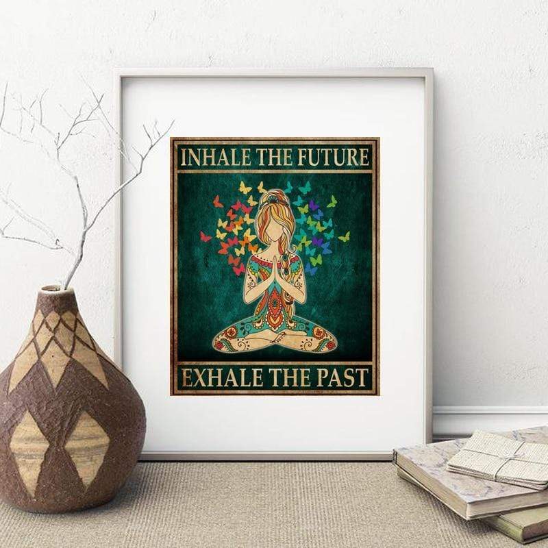 Inhale The Future - Exhale The Past Canvas Wall Art