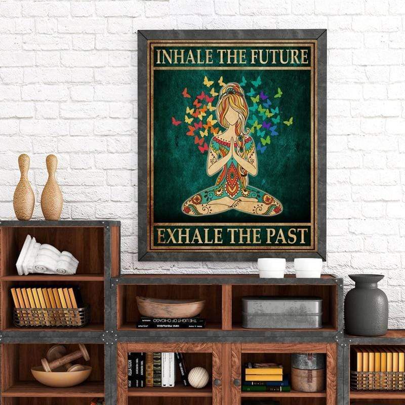 Inhale The Future - Exhale The Past Canvas Wall Art