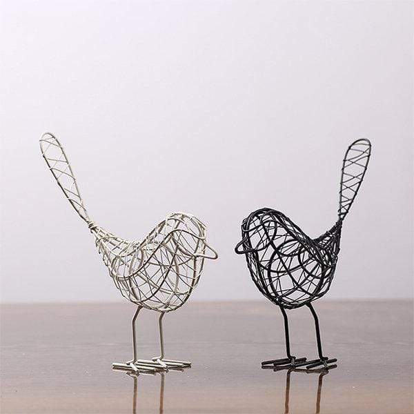 Iron Bird Decor Figurines