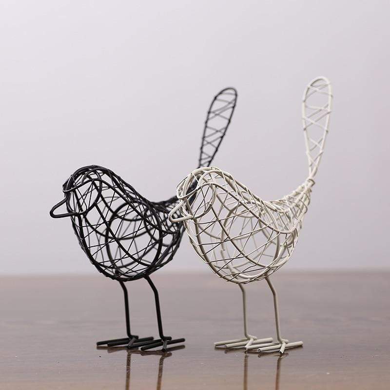 Iron Bird Decor Figurines