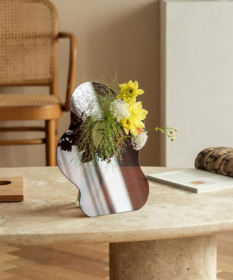 Irregular Wave Vase Mirror