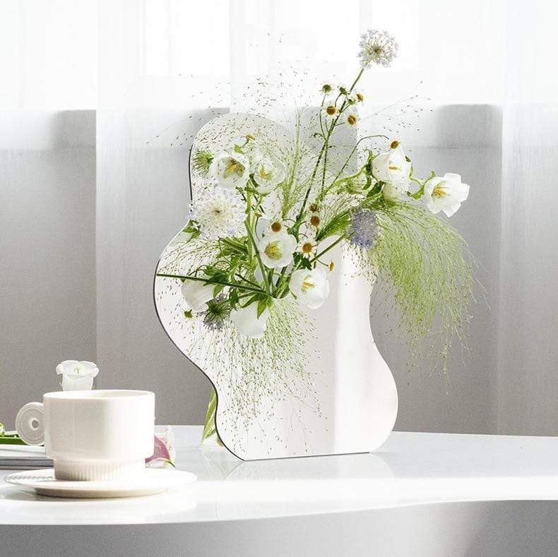 Irregular Wave Vase Mirror