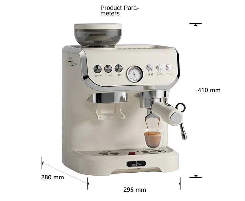 Italian 15Bar Pump Pressure Semi-automatic Machine