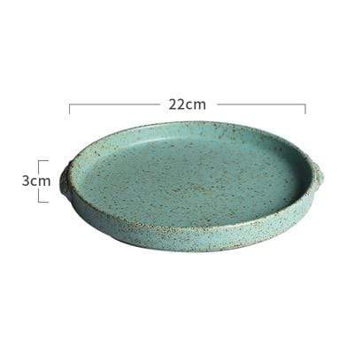 Jade Stoneware Handmade Ceramic Plates