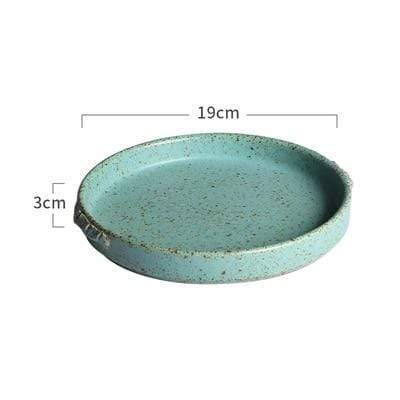 Jade Stoneware Handmade Ceramic Plates