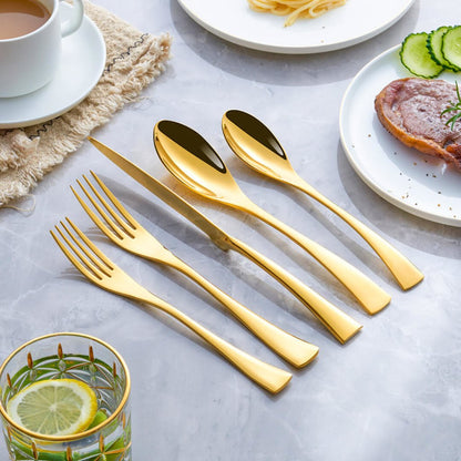 Jet Gold Cutlery Set