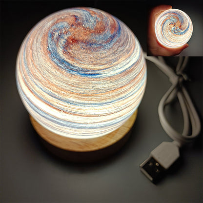 Crystal Ball Planet Night Light