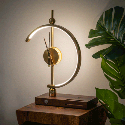 Clock Wireless Charging Lamp