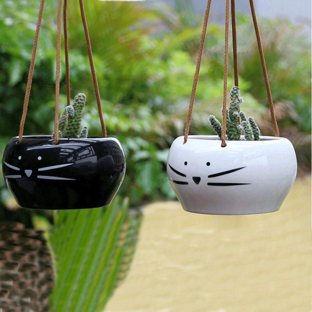 Kittens Hanging Flowerpot