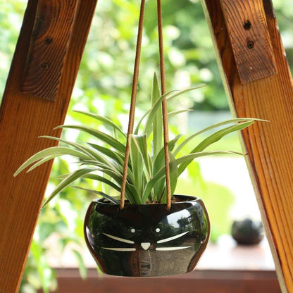 Kittens Hanging Flowerpot