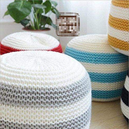 Knitted Woolen Pouf