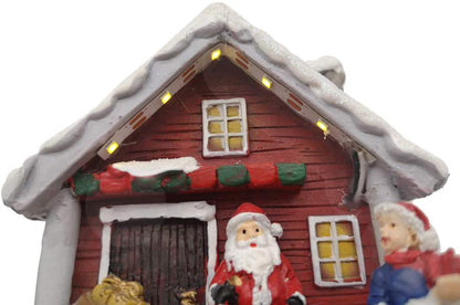 LED Christmas Santa House & Toy Store