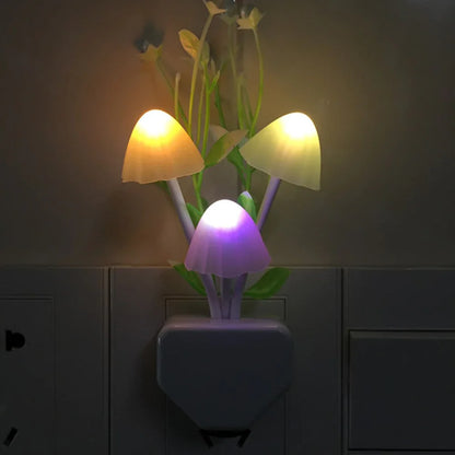 LED Mushroom Wall Light