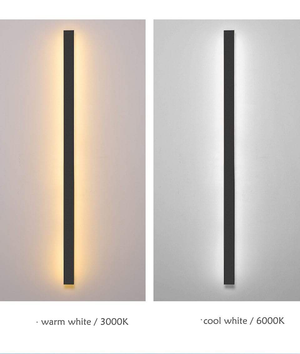 LED Outdoor Long Wall Light