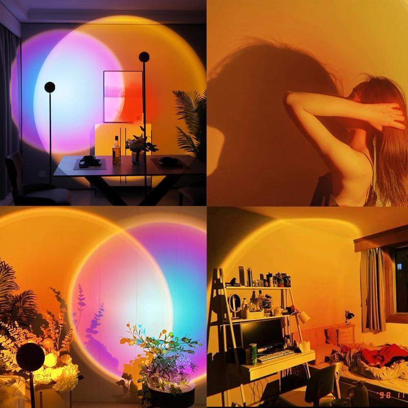 LED Sunset Projector Night Light