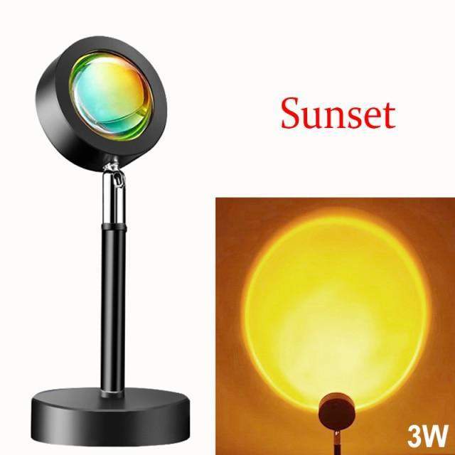 LED Sunset Projector Night Light