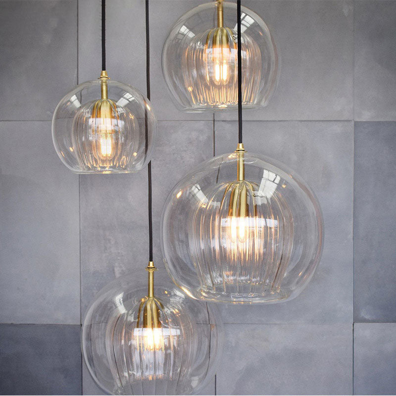 Nordic Double Glass Pendant Light