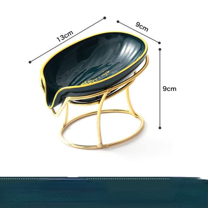 Leaf Shaped Soap Dish Tray