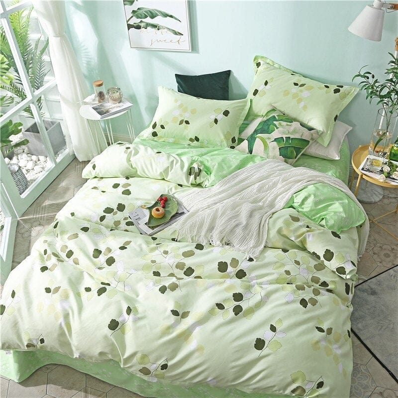 Leaf Tree Duvet Cover Set