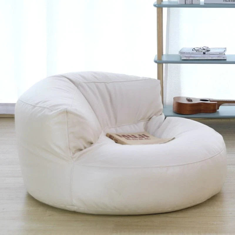 Leather Bean Bag Sofa Set