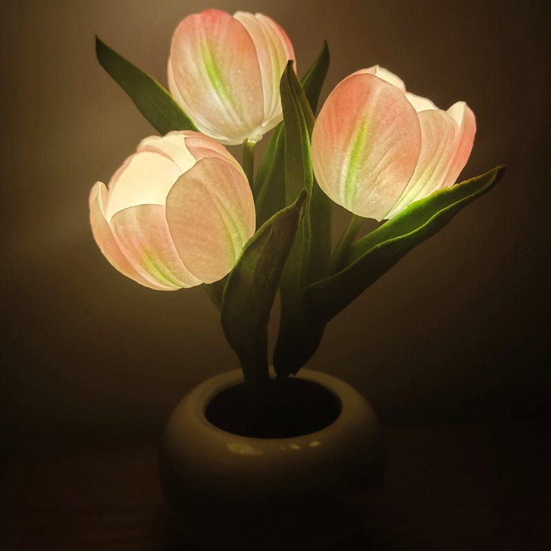 Led Tulip Table Lamp With Pot