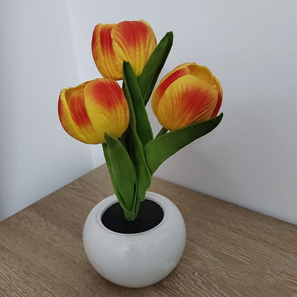 Led Tulip Table Lamp With Pot