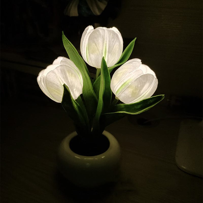 Led Tulip Table Lamp With Pot