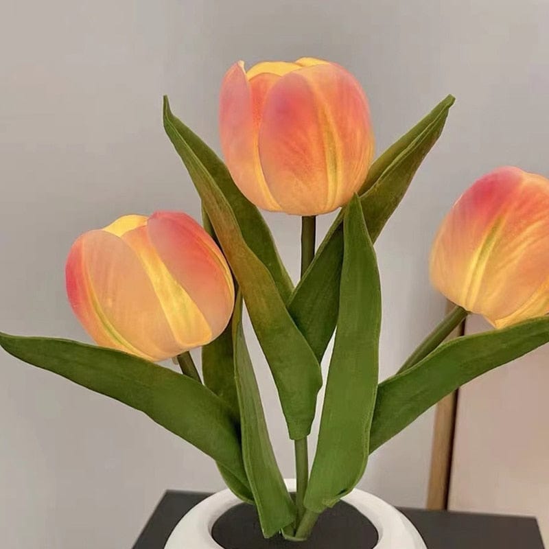 Led Tulip Table Lamp With Pot