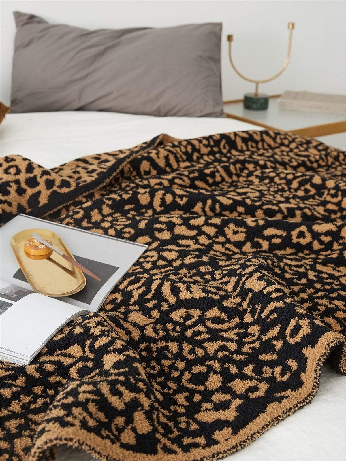 Leopard Print Throw Blankets Blankets & Throws