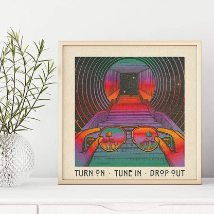 Let's Take A Psychedelic Trip Canvas Wall Art