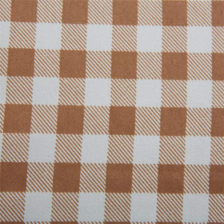 Light Brown Plaid Bedding Set Duvet Covers & Sets