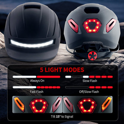 UV608 Lightweight Bicycle Helmets with LED Lights
