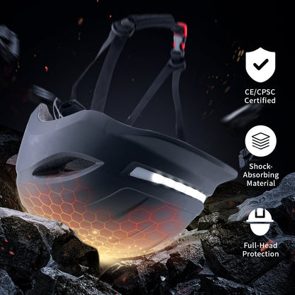 UV608 Lightweight Bicycle Helmets with LED Lights