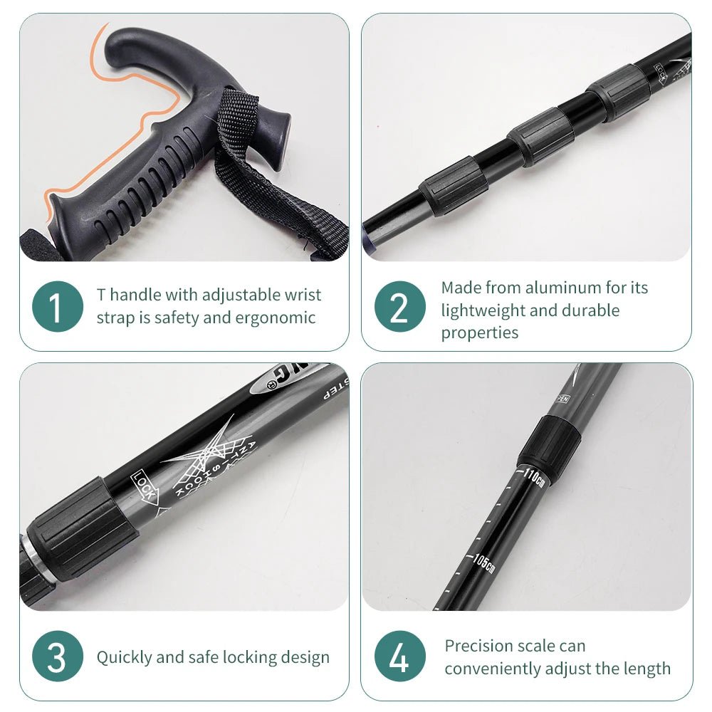 Lightweight Adjustable Hiking Pole