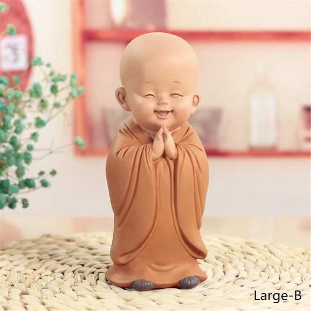 Little Monk Sculpture Meditation