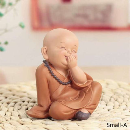 Little Monk Sculpture Meditation